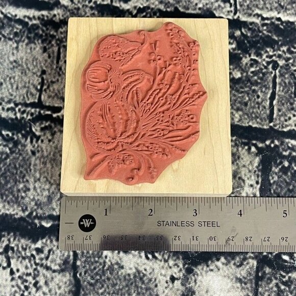 PSX K3183 Pumpkin Gourd Fall Harvest Wooden Stamp - Picture 7 of 8